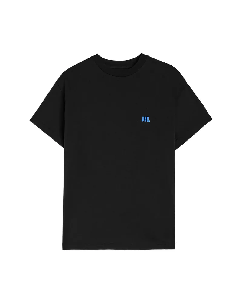 Jil Sander Embroidered-logo T-shirt Black