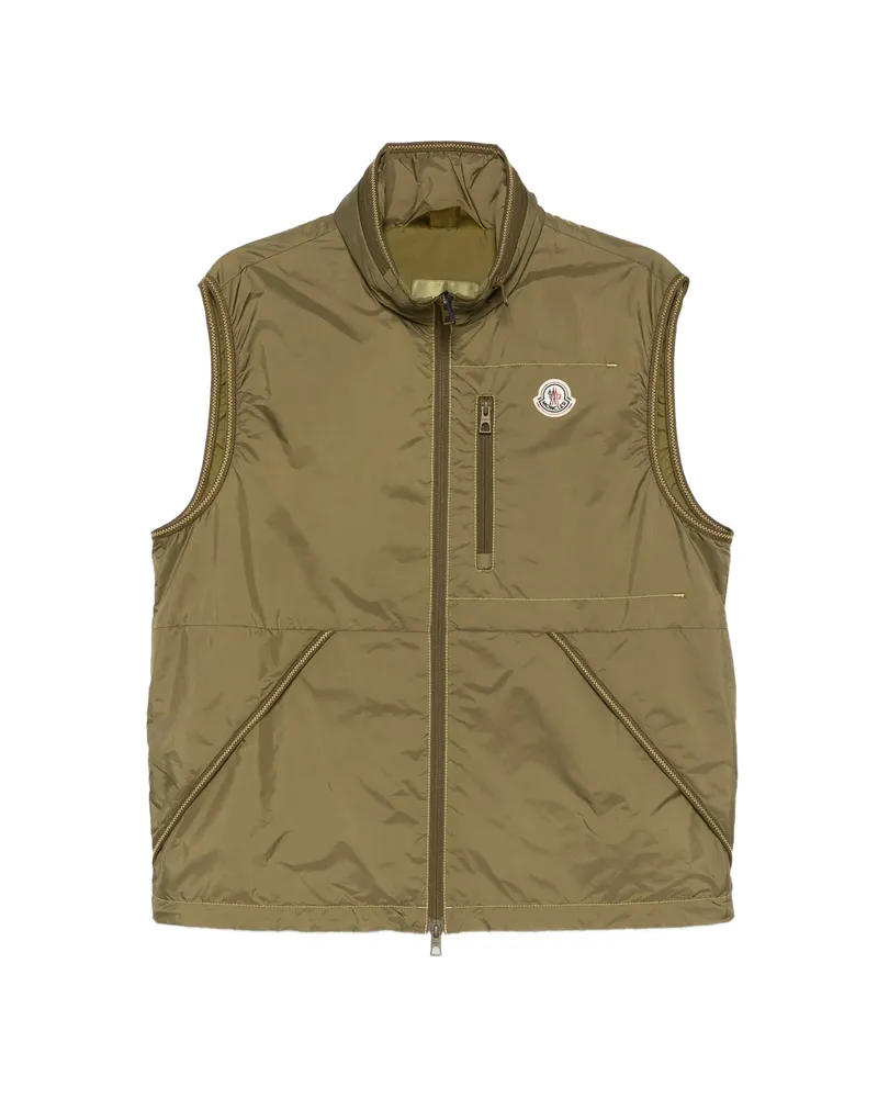 Moncler Ansiei Zip Pocket Gilet Green