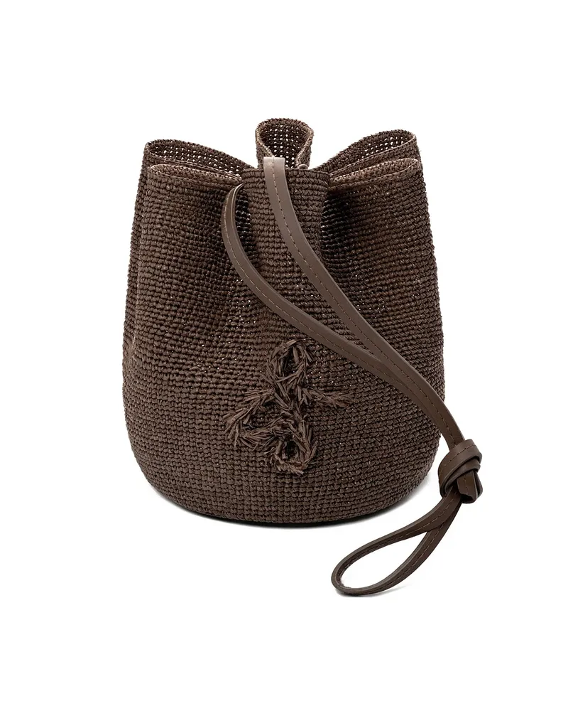 RUSLAN BAGINSKIY The Hatbag Shoulder Bag Brown