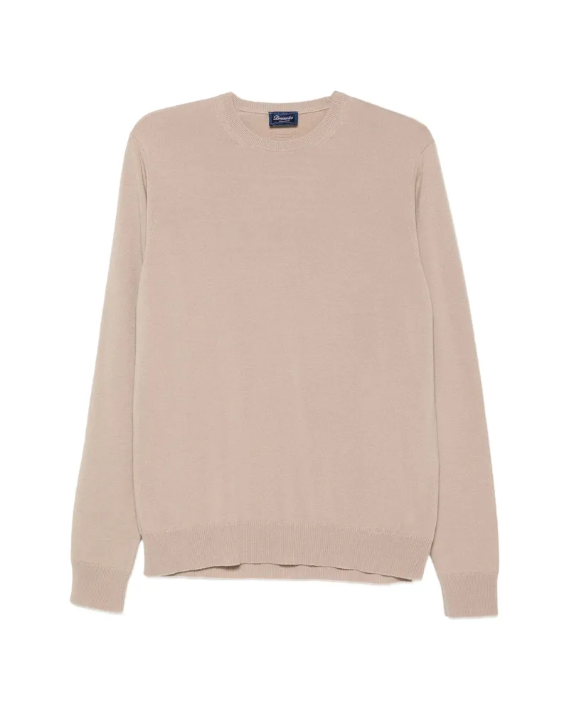 Drumohr  Crew-neck Long-sleeve Sweater Neutrals