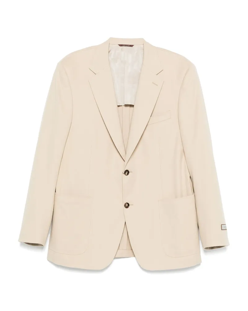 Canali Single-breasted Blazer Neutrals