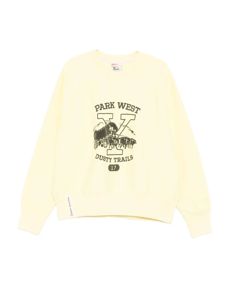 Champion Fleece Sweatshirt Yellow
