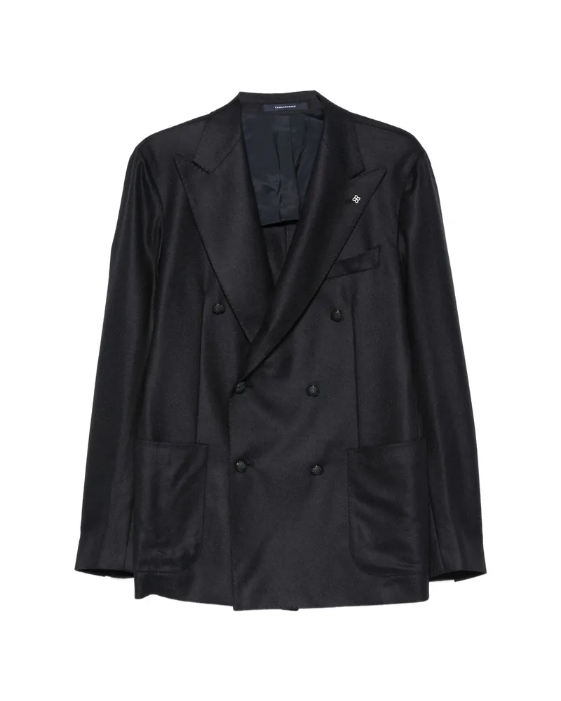 Tagliatore Double-breasted Buttoned Blazer Blue