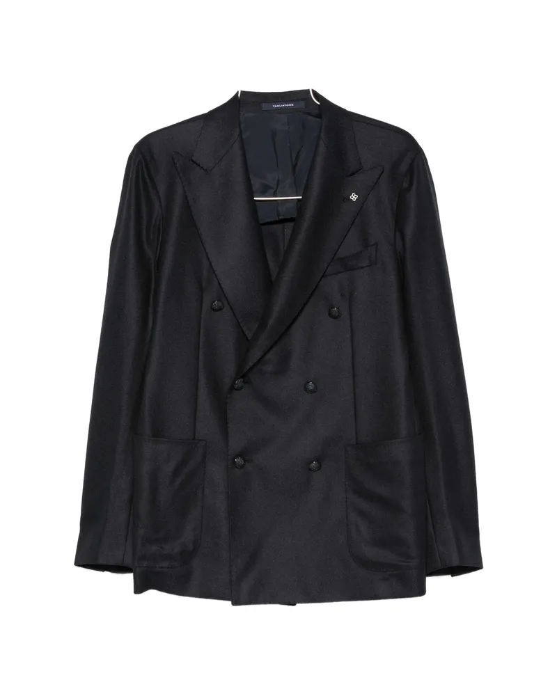 Tagliatore Double-breasted Buttoned Blazer Blue
