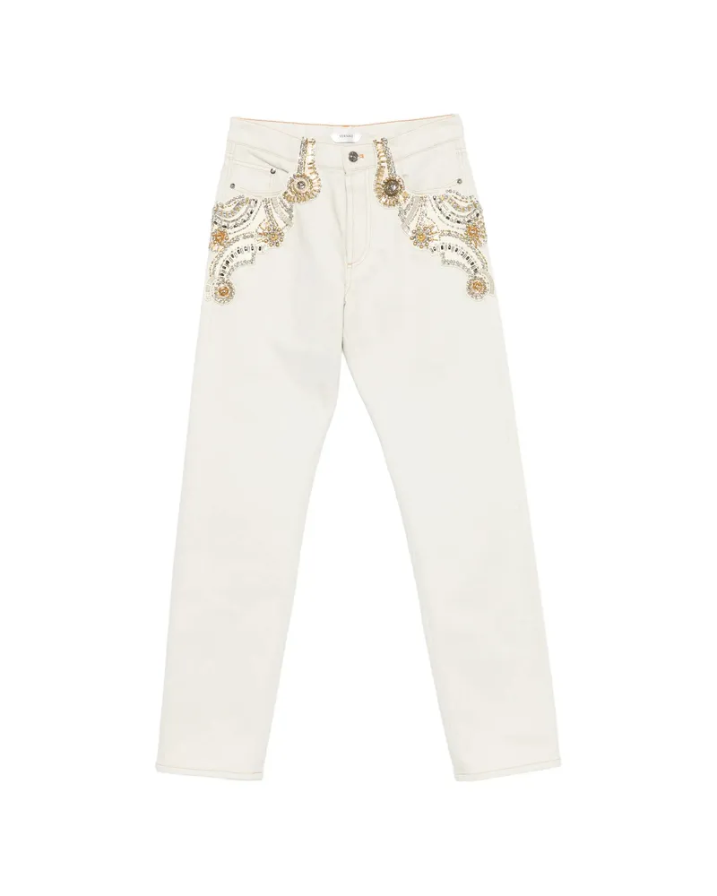 Versace Medusa-plaque Jeans Blue