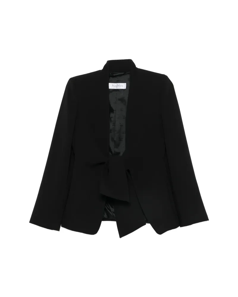 Max Mara Long-sleeves Jacket Black