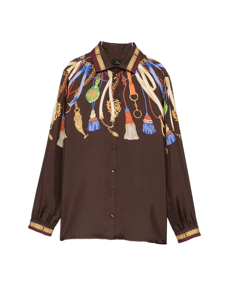Etro Tops Brown