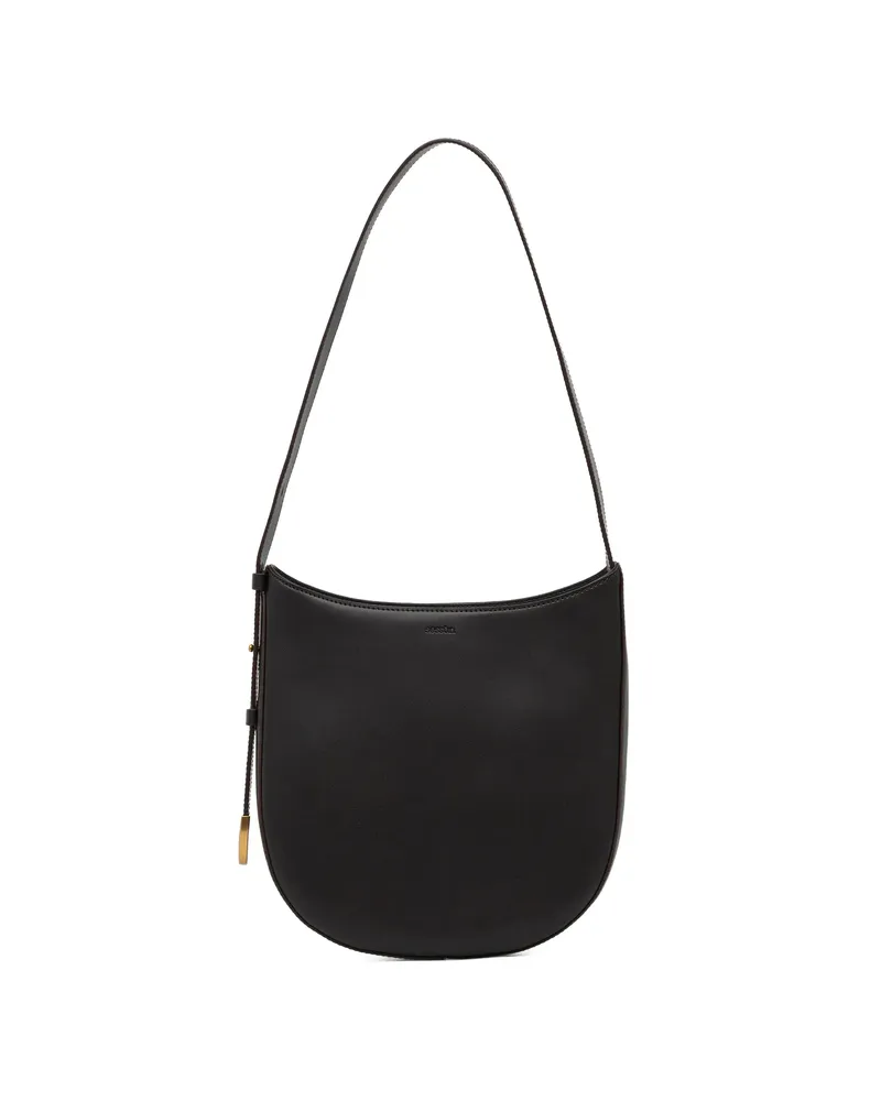 Sessùn Leather Cross Body Bag Black