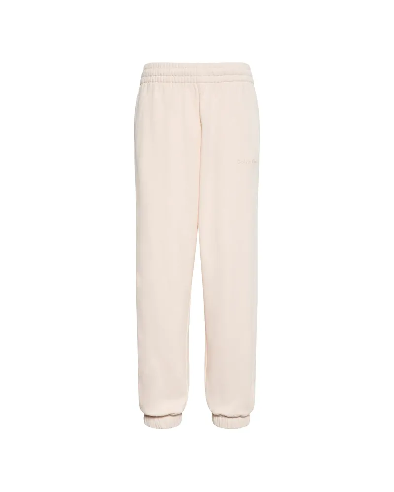 Calvin Klein Logo-embroidered Track Pants Neutrals
