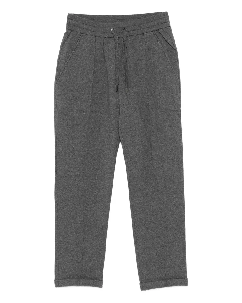 Brunello Cucinelli Drawstring Trousers Grey