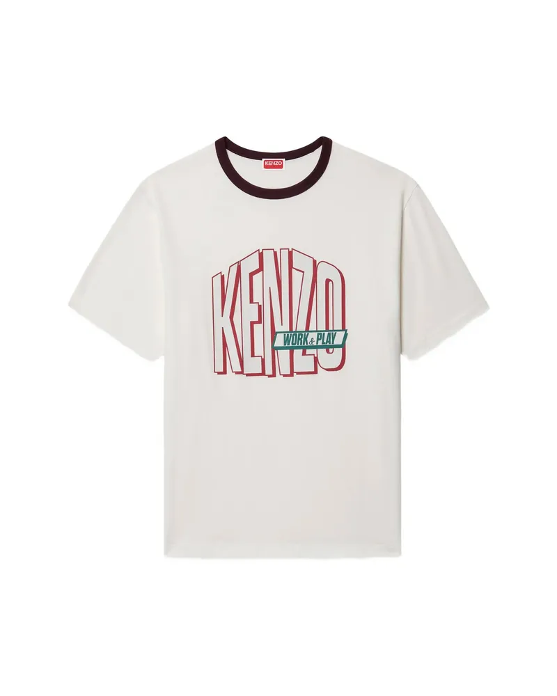 Kenzo Work And Play T-shirt White