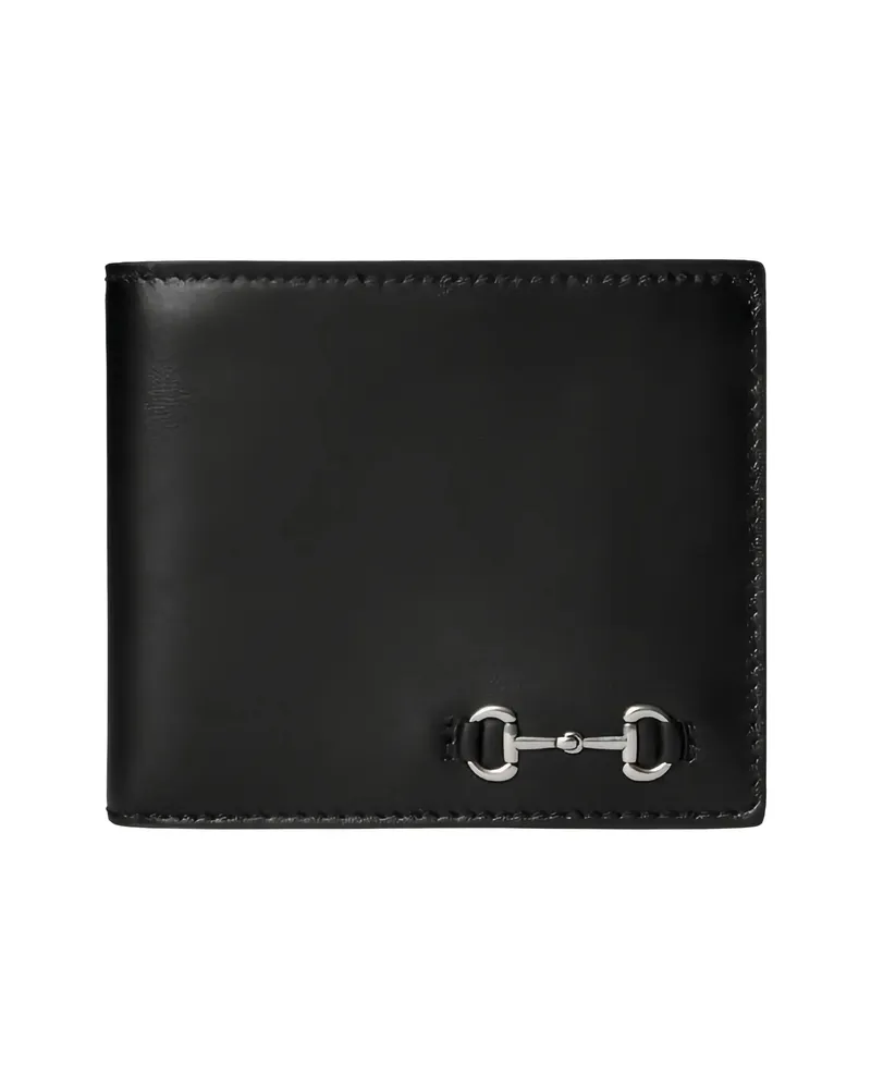 Gucci Horsebit-detail Bifold Card Holder Black