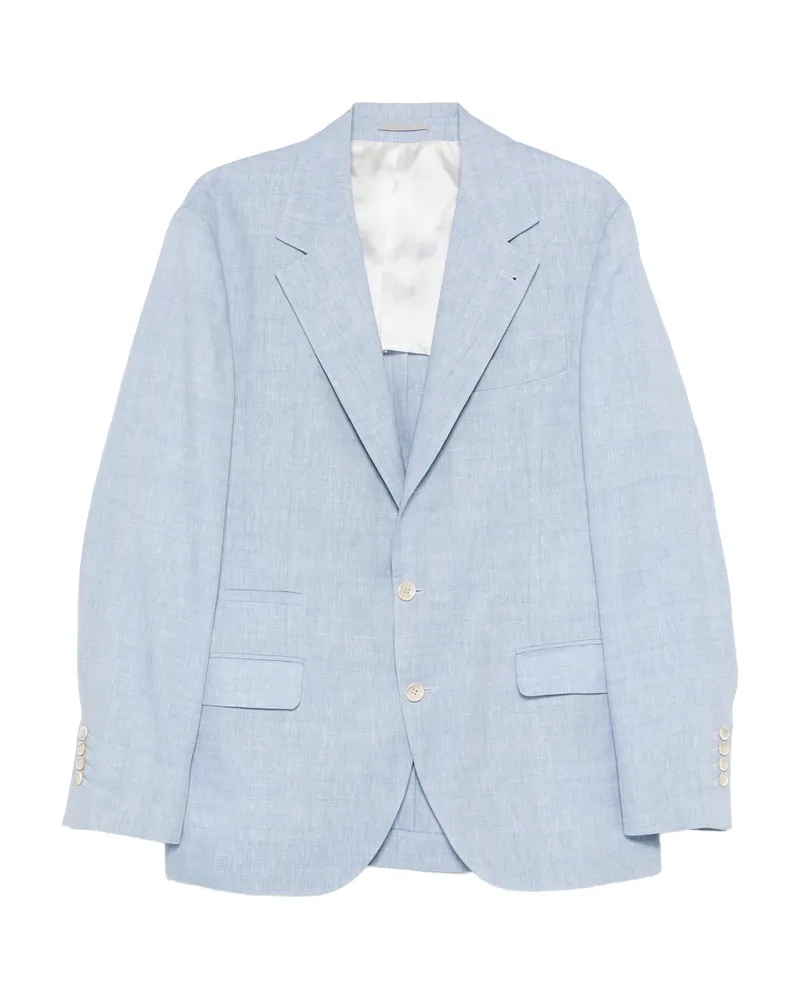 Brunello Cucinelli Single-breasted Blazer Blue