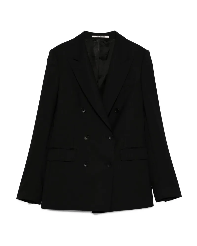 Tagliatore Double-breasted Blazer Black