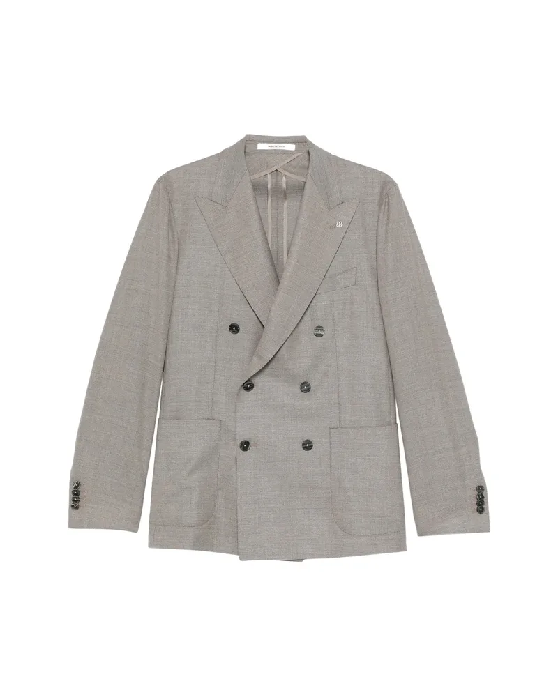 Tagliatore Double-breasted Blazer Grey