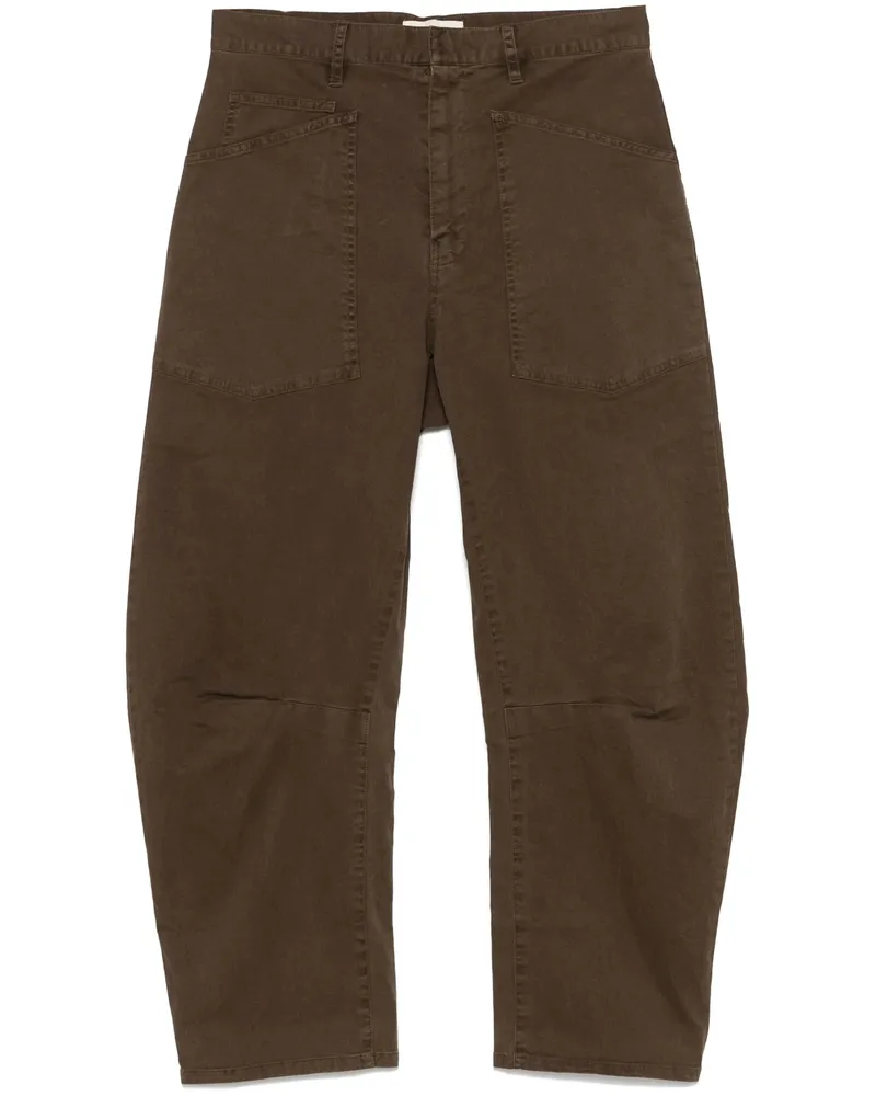 Nili Lotan Shon Trousers Brown