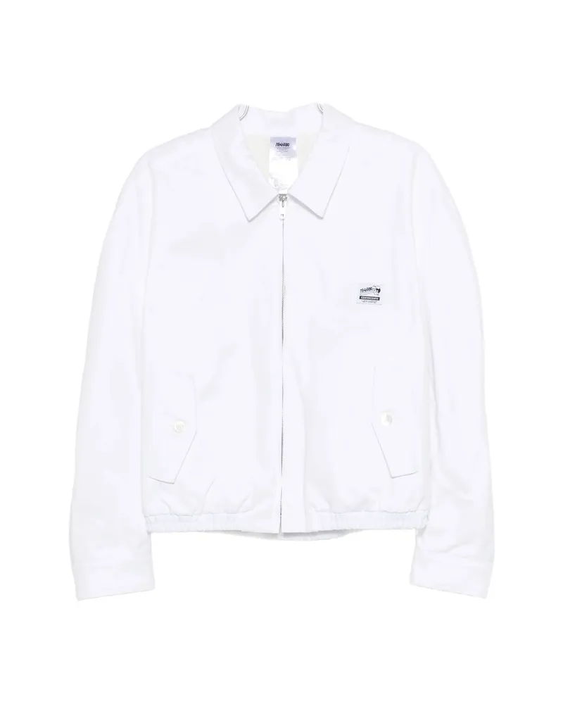 Magliano Zipped Shirt Jacket White