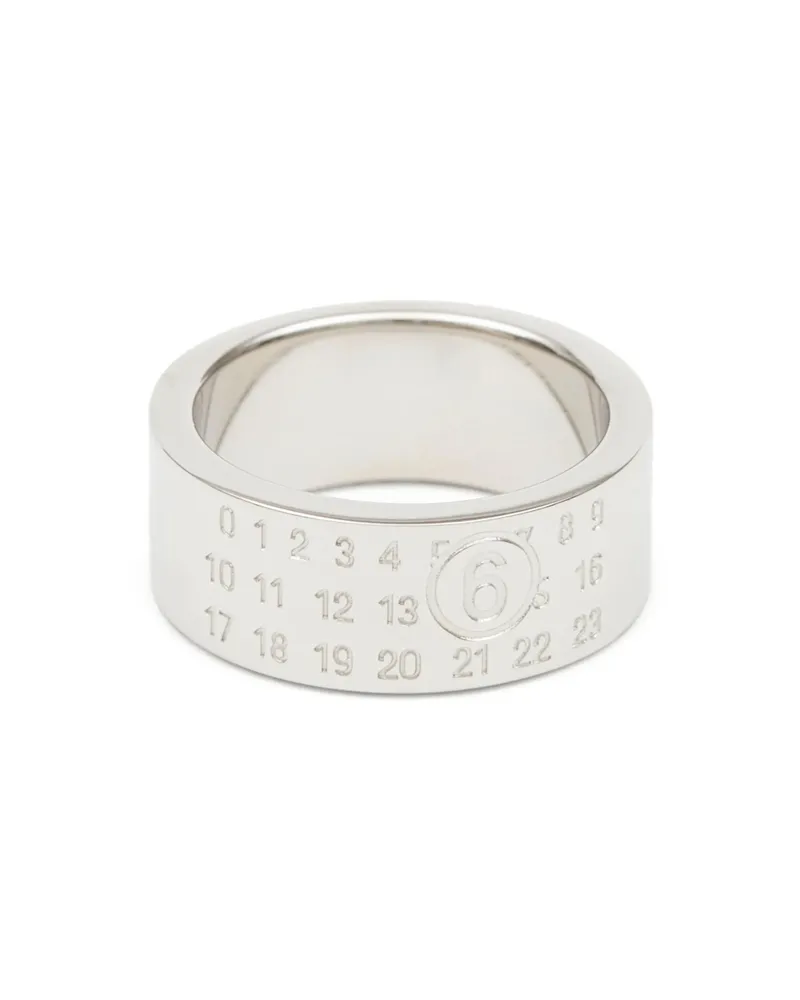 Maison Margiela Numeric Minimal Signature Ring Silver