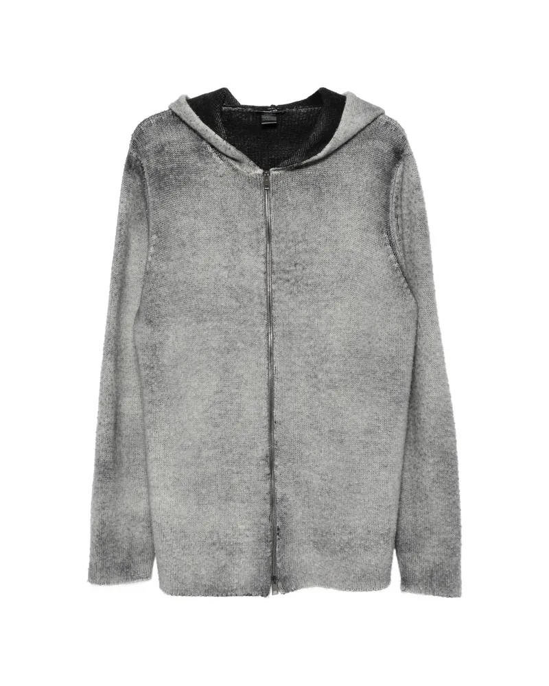 Avant Toi Zip-up Sweater Grey