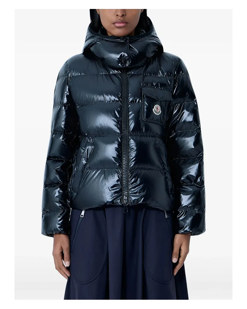 Moncler Andro Hooded Puffer Jacket Black