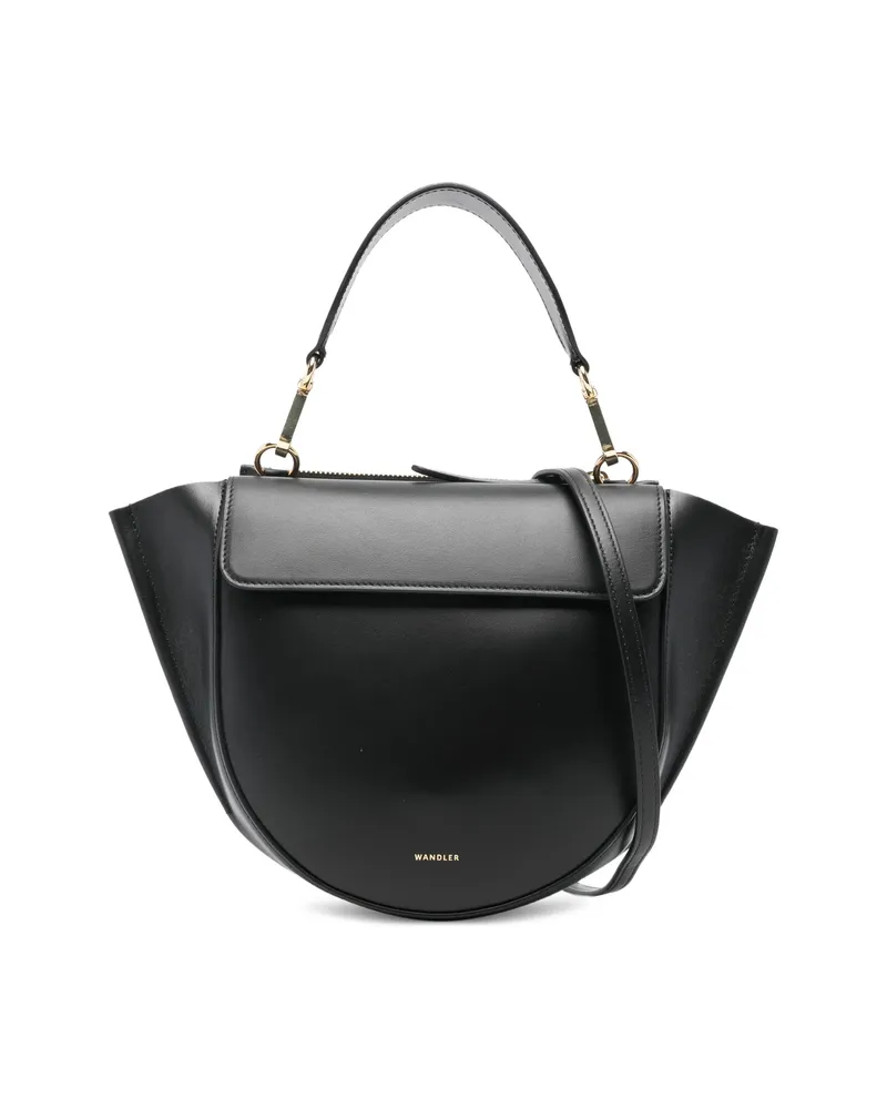WANDLER Small Hortensia Top-handle Bag Black