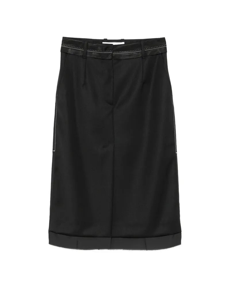 TELA Brianna Midi Skirt Black