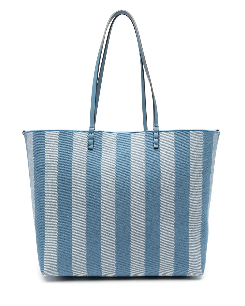 Fendi Large Roll Tote Bag Blue