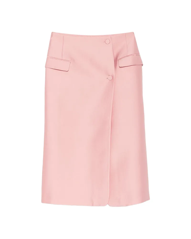 Stine Goya Button-fastening Pencil Midi Skirt Pink