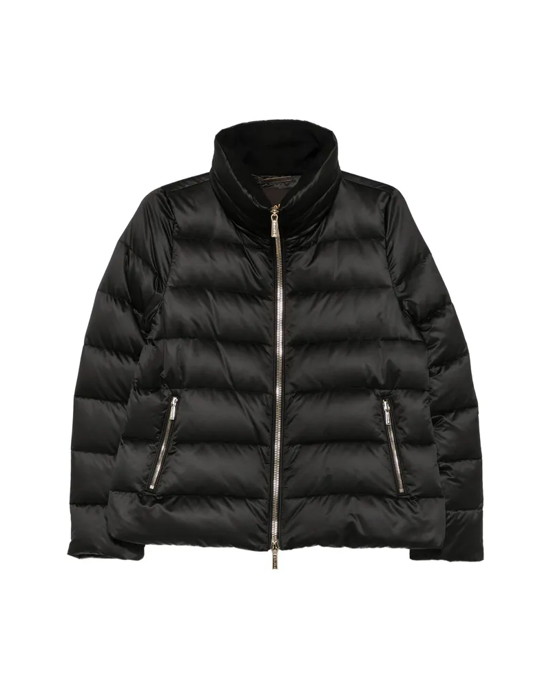 MOORER Argentea Quilted Jacket Black