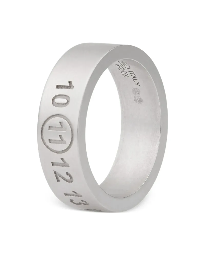 Maison Margiela Number Reference Ring Silver