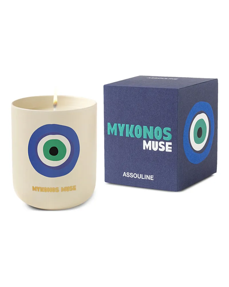 Assouline Mykonos Muse - Travel From Home Candle (319g Neutrals