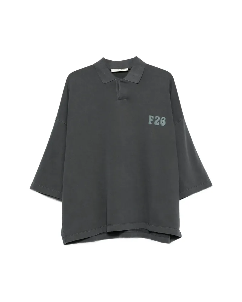 Fear of God Cropped Polo Shirt Black