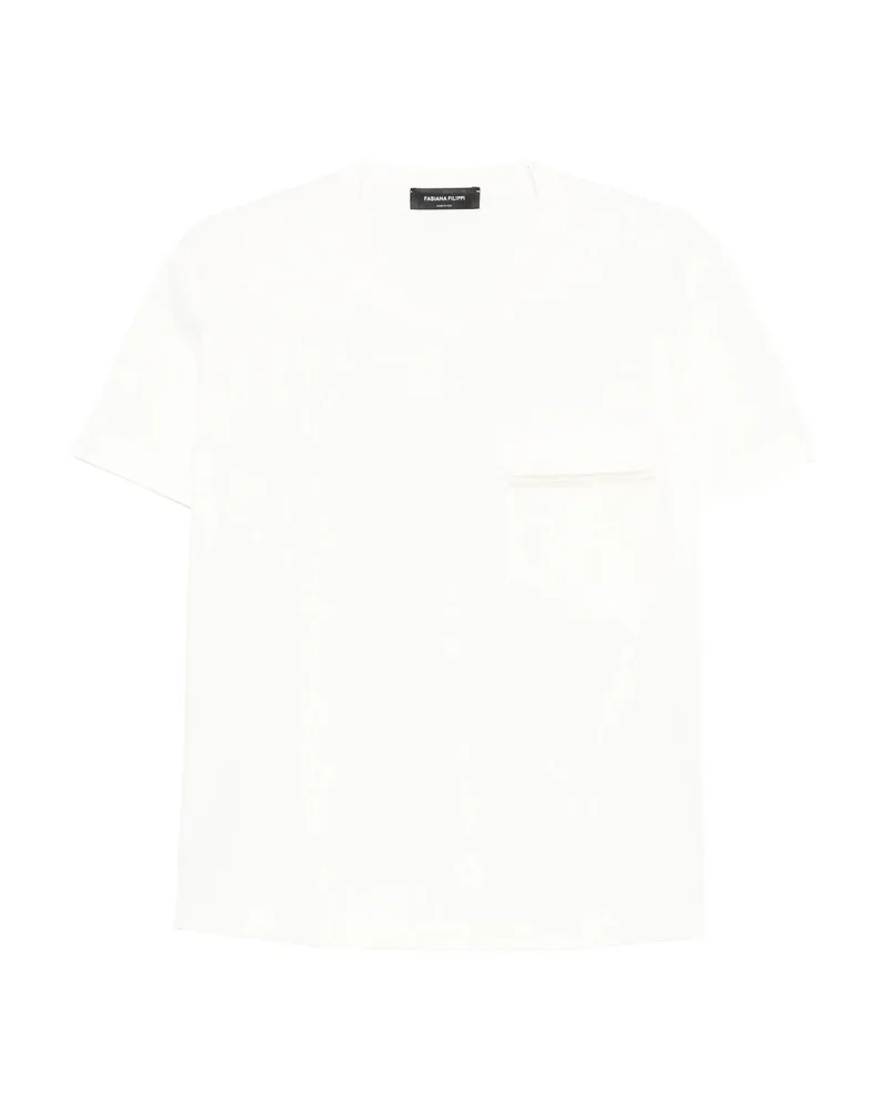 Fabiana Filippi Chest-pocket T-shirt White