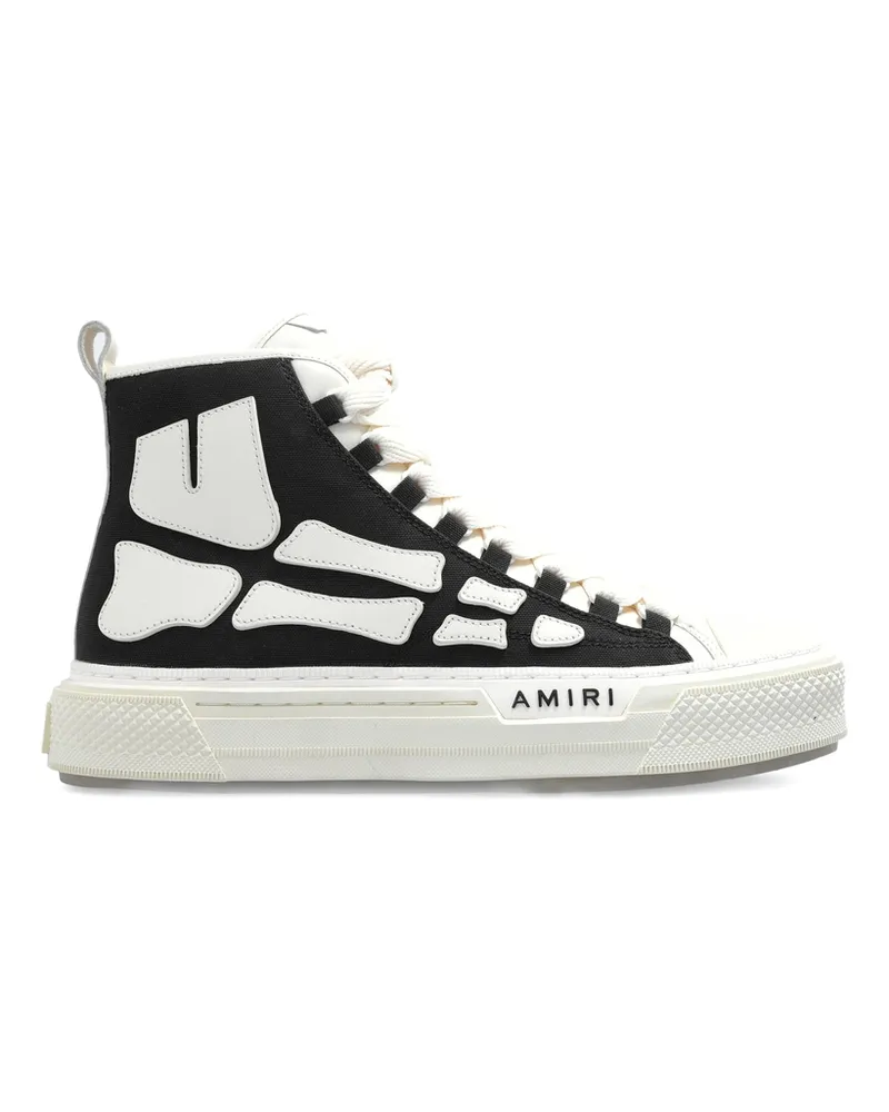 Amiri Skeleton-print Sneakers Black