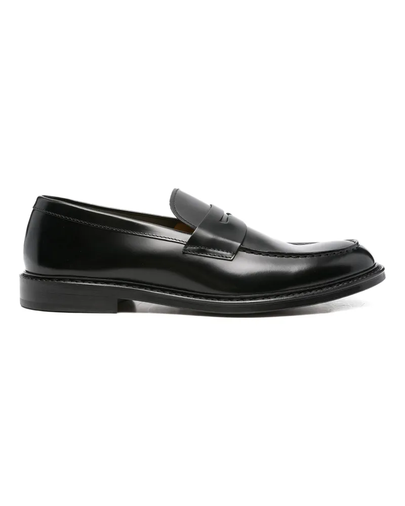 Doucal´s Penny Leather Loafers Black
