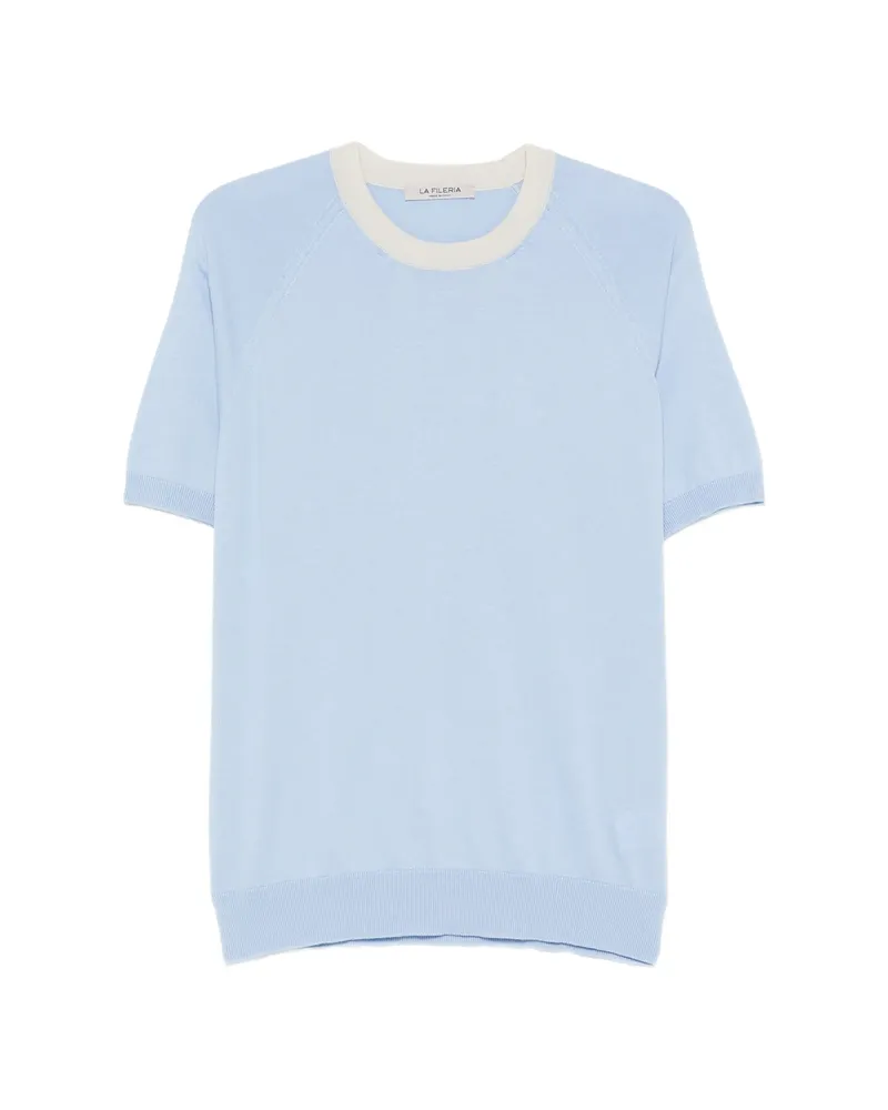 La Fileria Round-neck T-shirt Blue