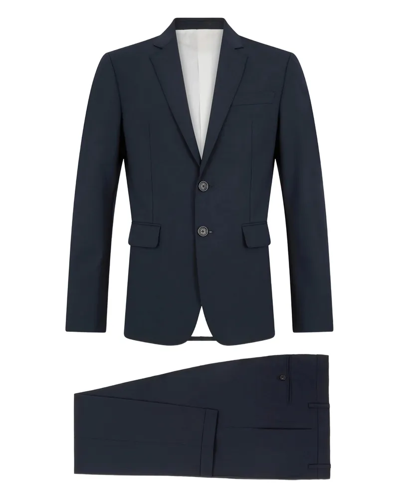 Dsquared2 Paris Button Suit Blue