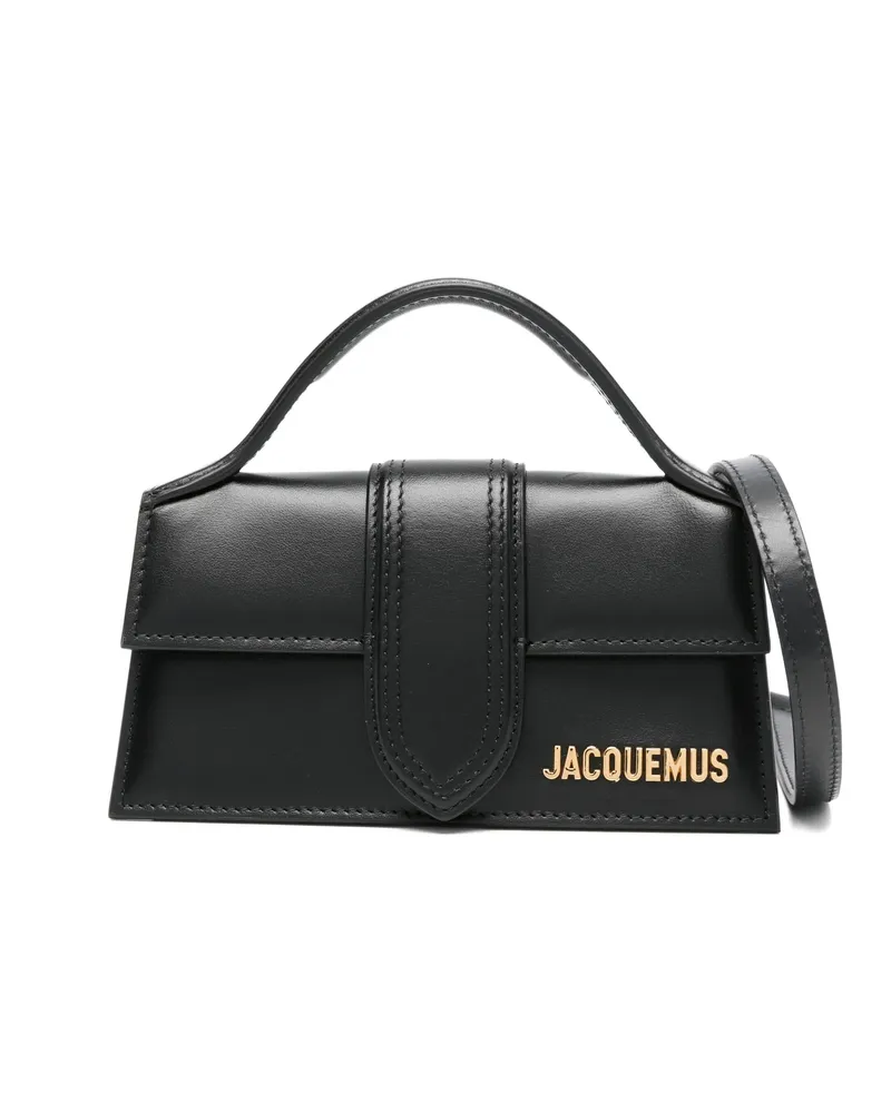Jacquemus Leather Tote Bag Black