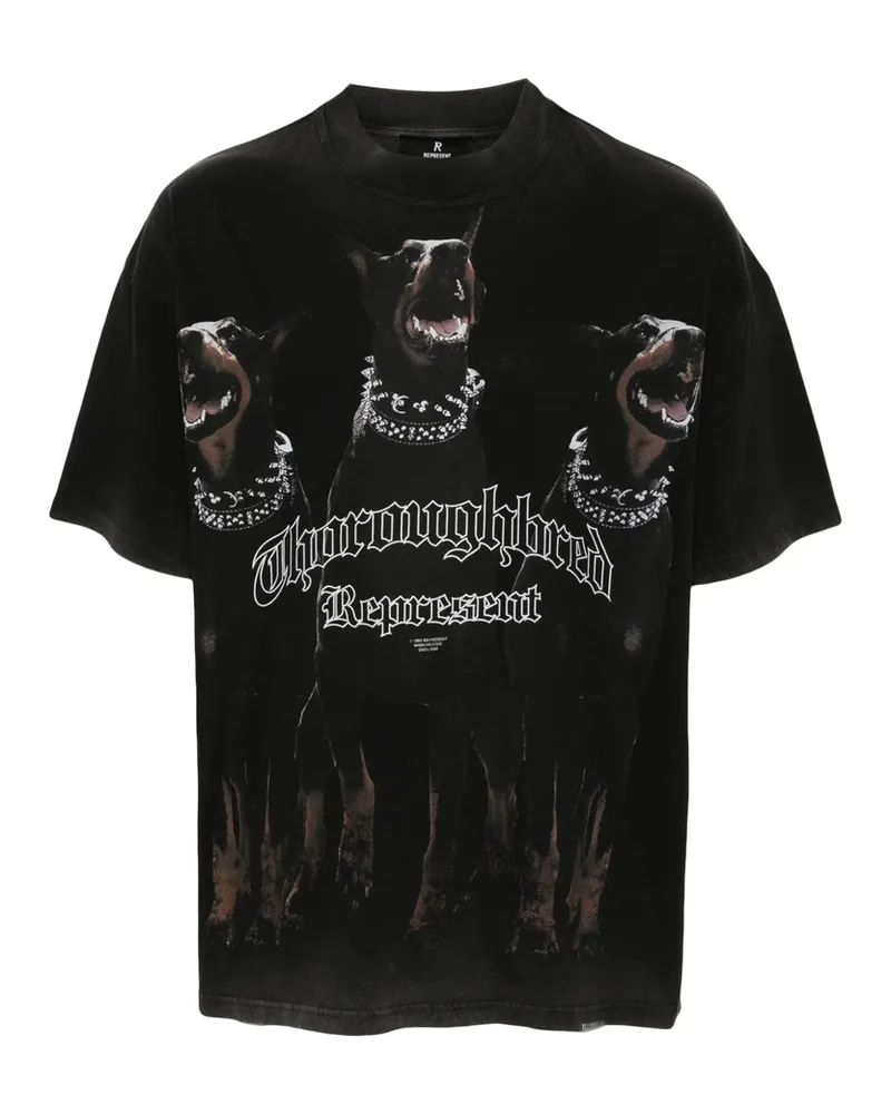 REPRESENT Thoroughbred T-shirt Black