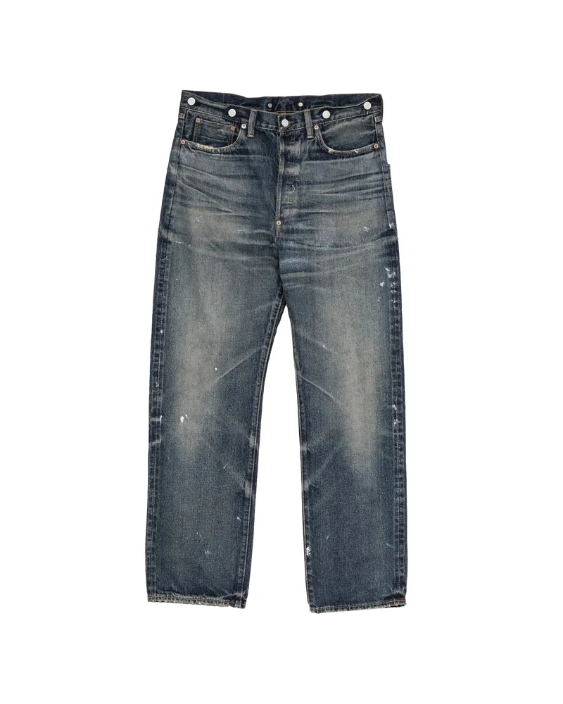 Junya Watanabe Graphic-print Jeans Blue