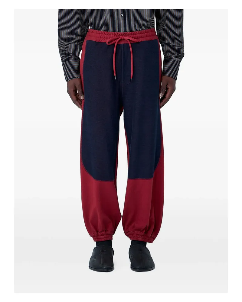 Vivienne Westwood Contrast-panel Track Pants Red