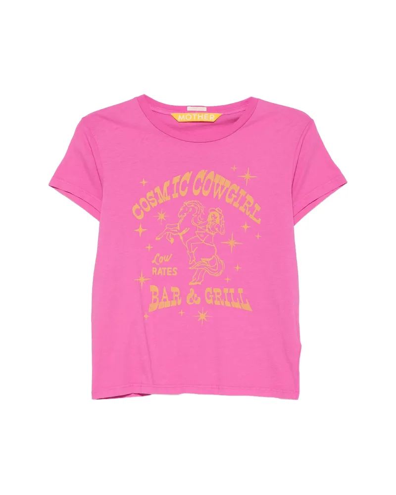 Mother The Lil Goodie Goodie Graphic-print T-shirt Pink
