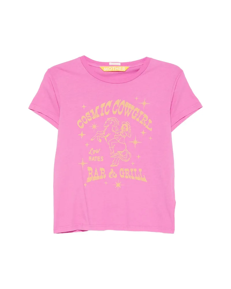 Mother The Lil Goodie Goodie Graphic-print T-shirt Pink