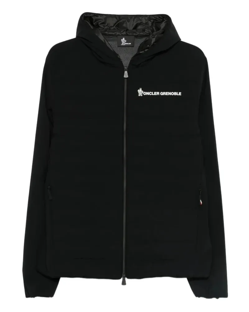 Moncler Padded Zip-up Jacket Black