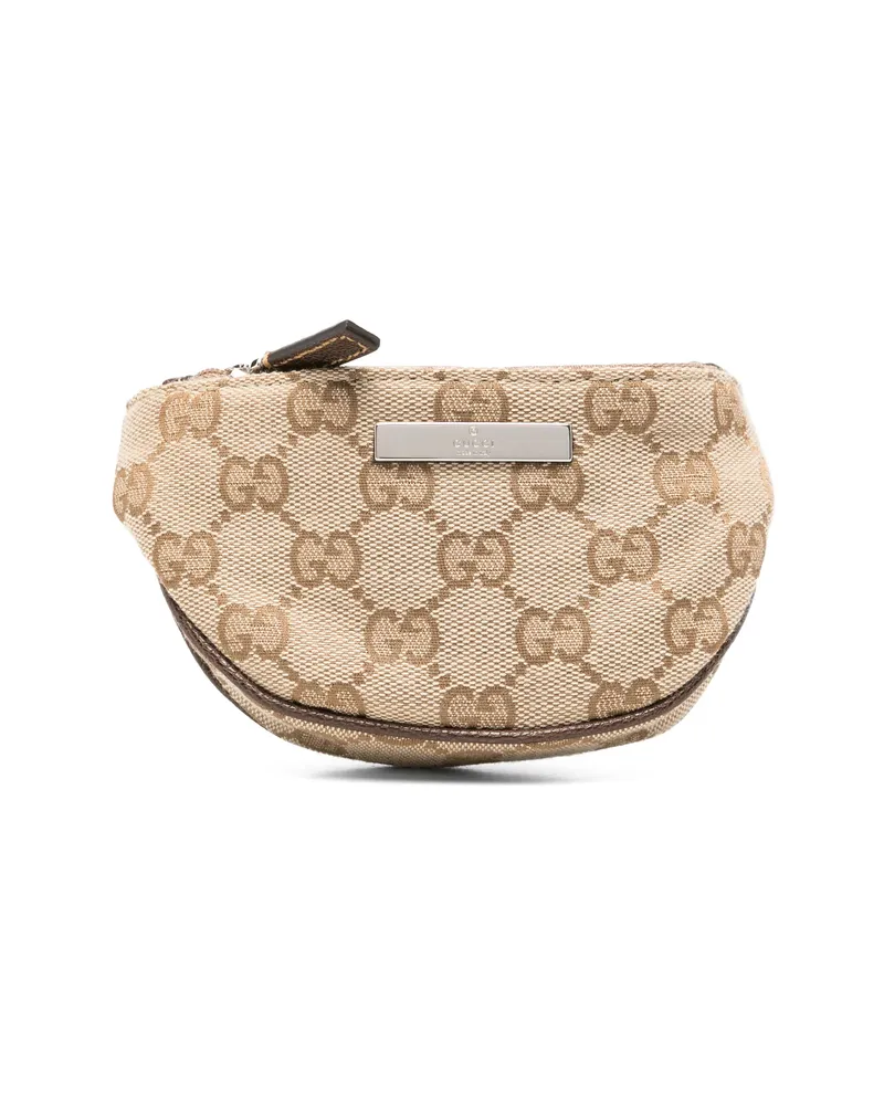 Gucci GG Canvas Coin Purse Neutrals