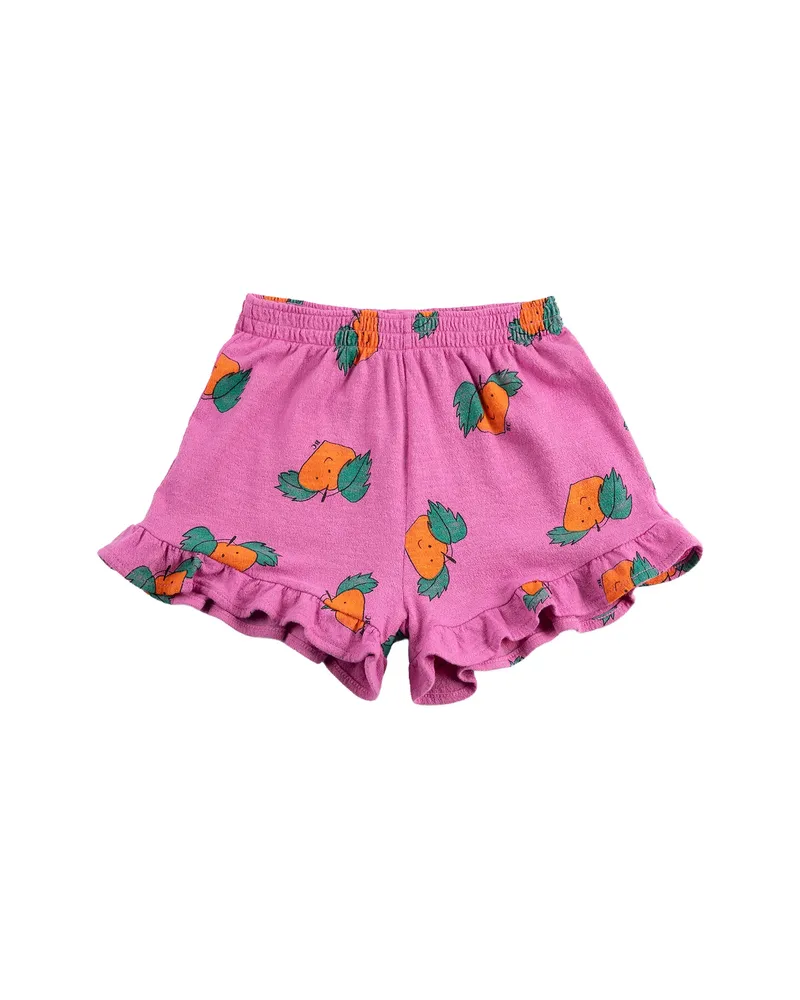BOBO CHOSES Print-detail Ruffled Shorts Pink