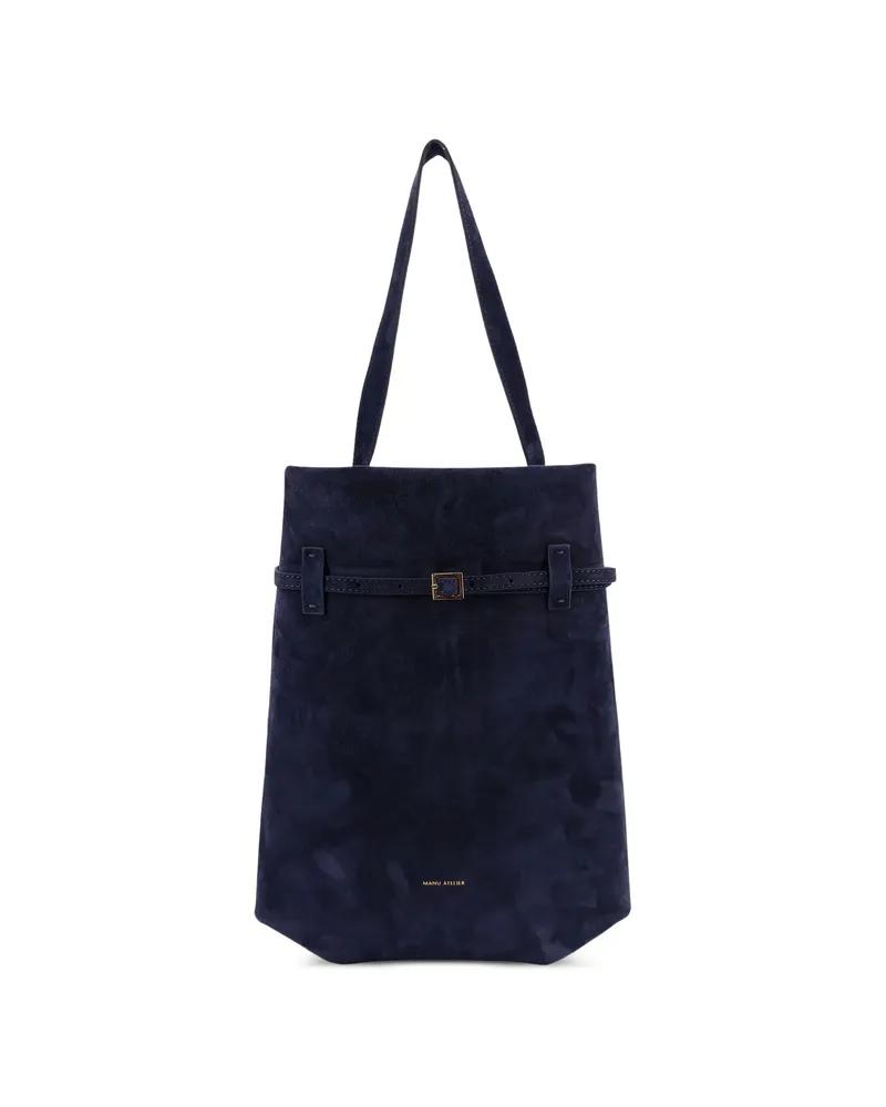 Manu Atelier Tote Du Jour Shoulder Bag Blue