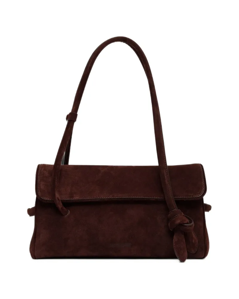 Jacquemus Long Turismo Leather Shoulder Bag Brown