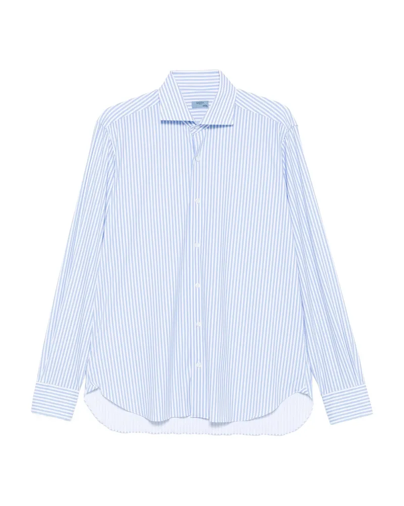BARBA Striped Shirt Blue