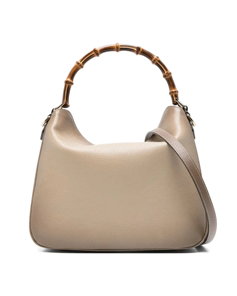 Gucci Medium Diana Bamboo-handle Shoulder Bag Neutrals